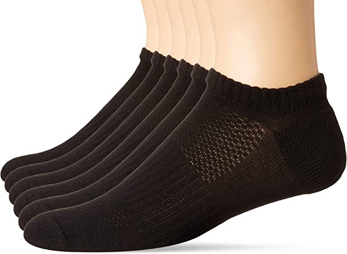 C9 Champion Invisible Socks, Black, 6-12