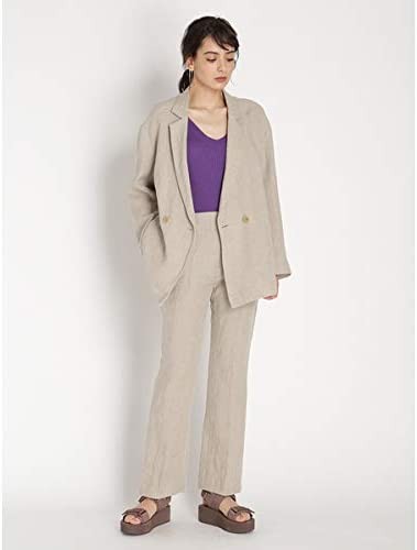 snidel ORGANICS Thick Linen Jacket SWFJ201161 Women's BEG Japan Size F